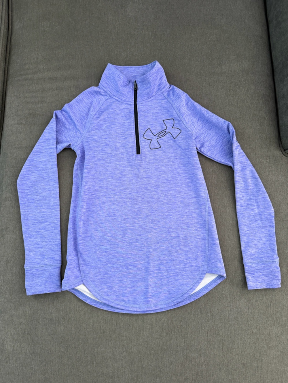 Under Armour Heather Lavender Half-Zip Pullover